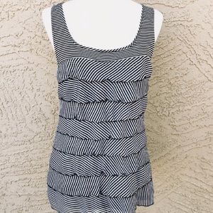 White House Black Market Ruffle tank